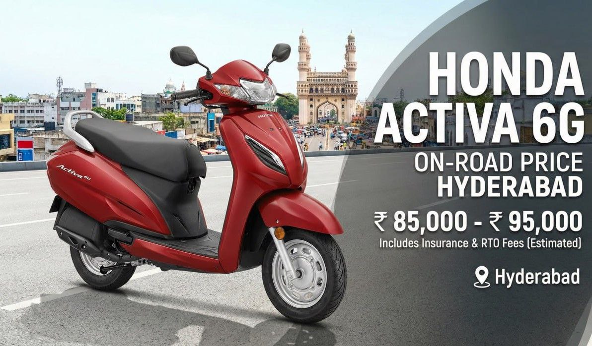 honda activa 6g price in hyderabad