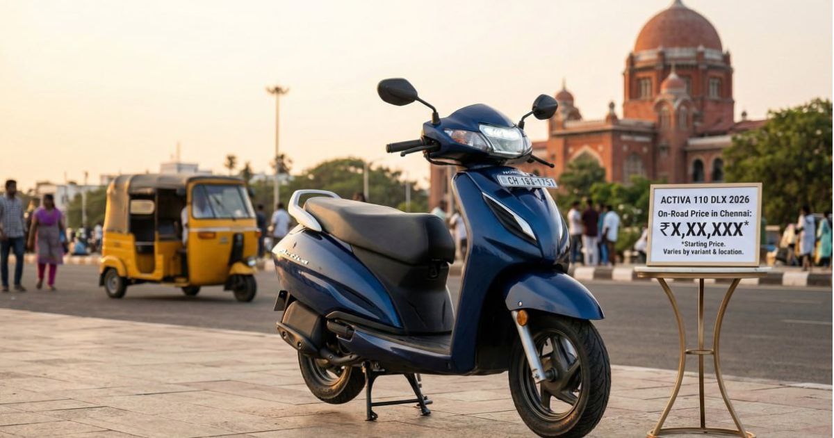 Honda Activa 110 DLX Price in Chennai
