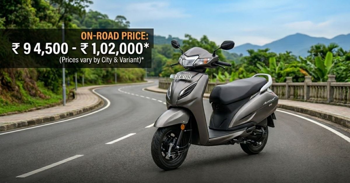 Honda Activa 6G On Road Price