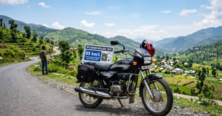 splendor mileage per liter